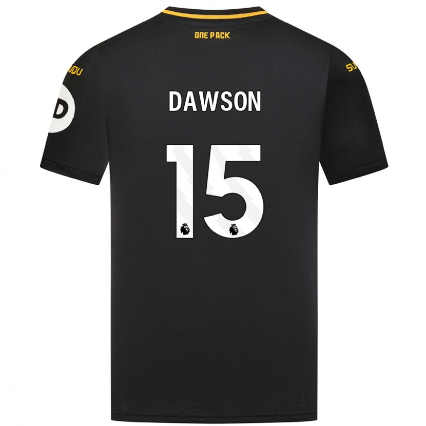 Danxen Niño Camiseta Craig Dawson #15 Negro 2ª Equipación 2024/25 La Camisa México