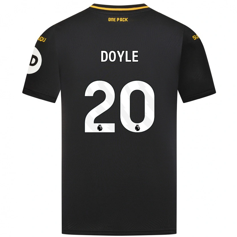Danxen Niño Camiseta Tommy Doyle #20 Negro 2ª Equipación 2024/25 La Camisa México