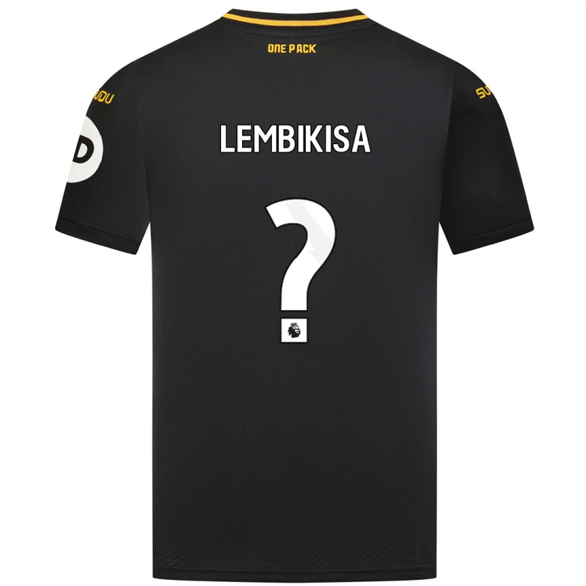 Danxen Niño Camiseta Dexter Lembikisa #0 Negro 2ª Equipación 2024/25 La Camisa México