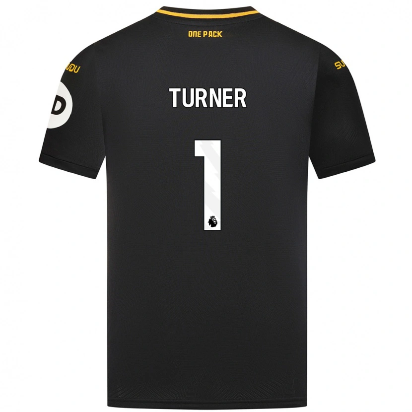 Danxen Niño Camiseta Shannon Turner #1 Negro 2ª Equipación 2024/25 La Camisa México