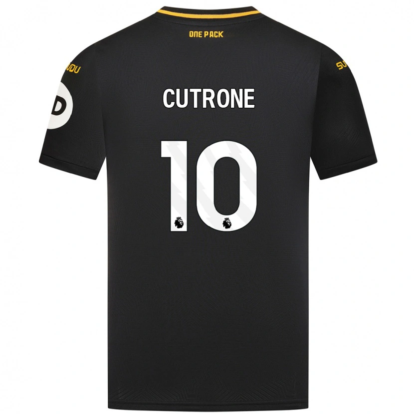 Danxen Niño Camiseta Patrick Cutrone #10 Negro 2ª Equipación 2024/25 La Camisa México