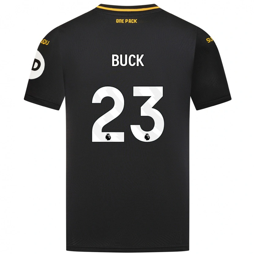 Danxen Niño Camiseta Alex Buck #23 Negro 2ª Equipación 2024/25 La Camisa México