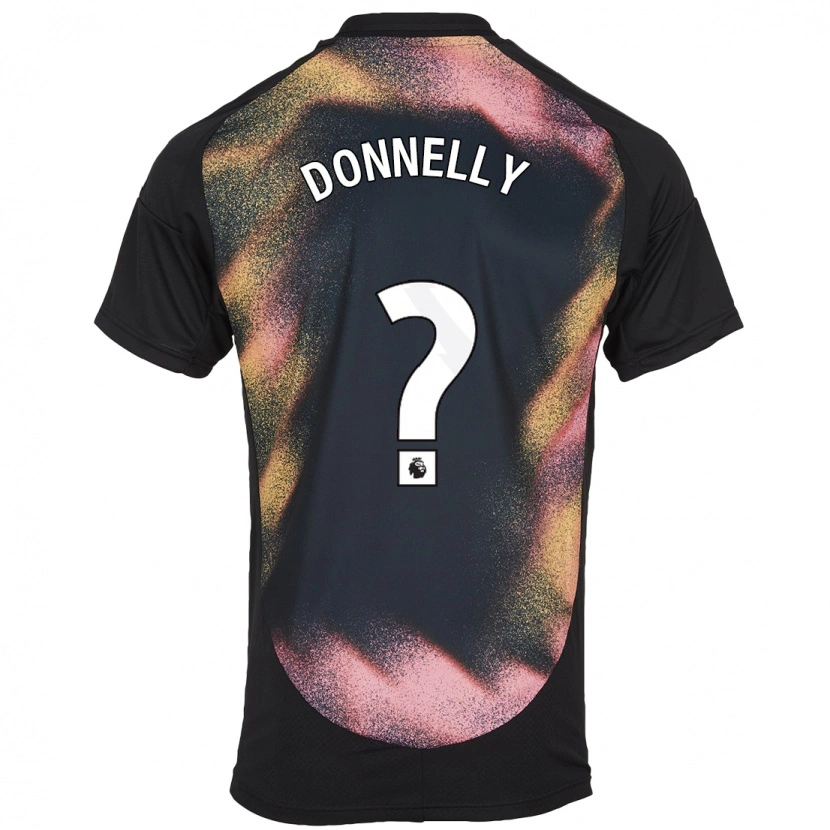 Danxen Niño Camiseta Ryan Donnelly #0 Negro Blanco 2ª Equipación 2024/25 La Camisa México