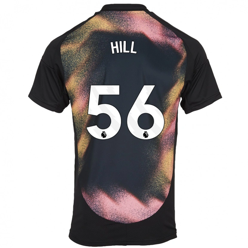 Danxen Niño Camiseta Deniche Hill #56 Negro Blanco 2ª Equipación 2024/25 La Camisa México