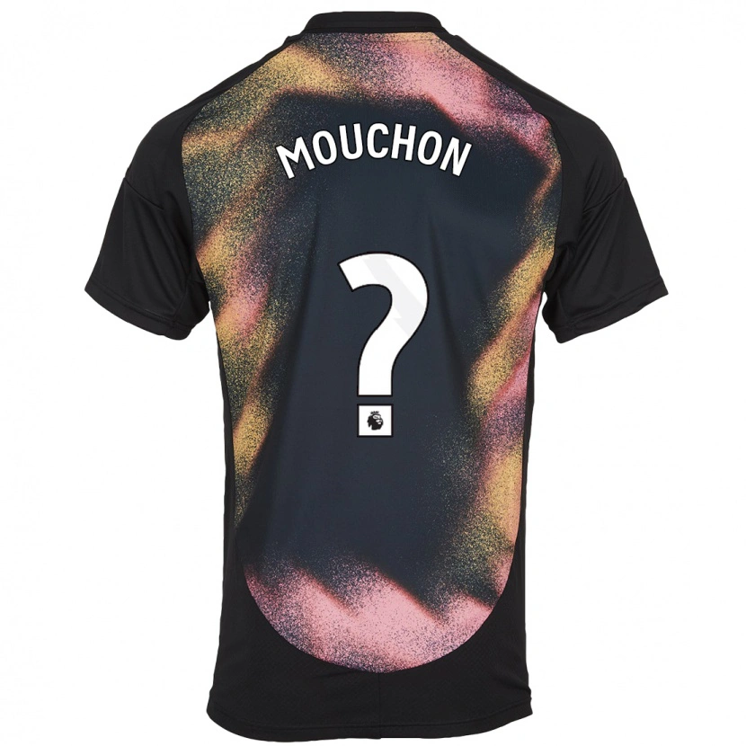 Danxen Niño Camiseta Noémie Mouchon #0 Negro Blanco 2ª Equipación 2024/25 La Camisa México