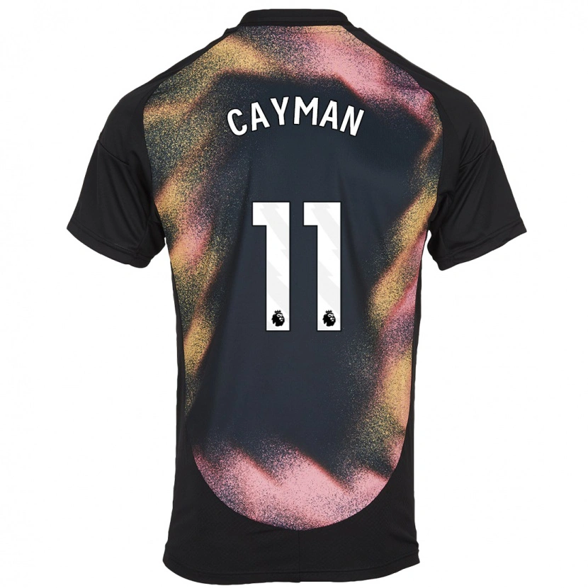 Danxen Niño Camiseta Janice Cayman #11 Negro Blanco 2ª Equipación 2024/25 La Camisa México