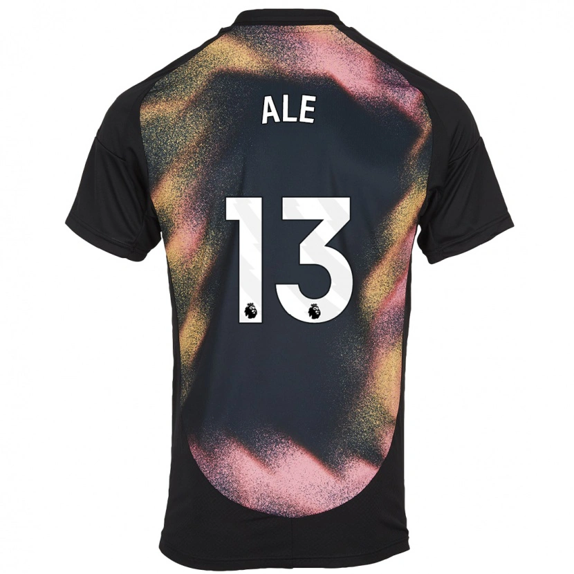 Danxen Niño Camiseta Asmita Ale #13 Negro Blanco 2ª Equipación 2024/25 La Camisa México