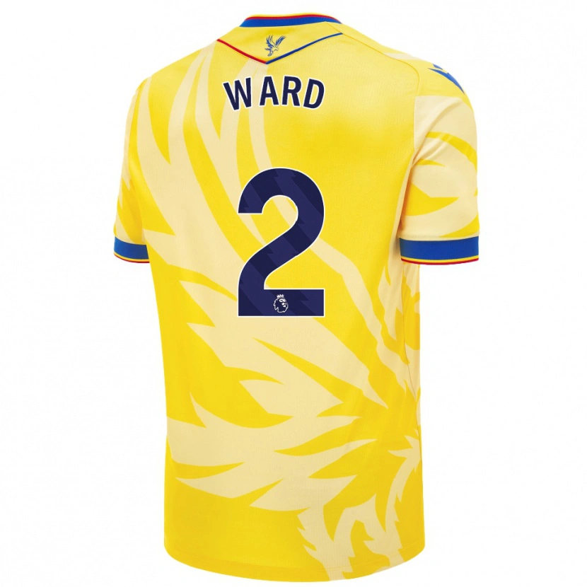 Danxen Niño Camiseta Joel Ward #2 Amarillo 2ª Equipación 2024/25 La Camisa México