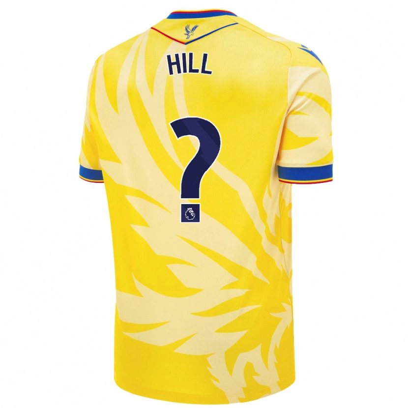 Danxen Niño Camiseta Marcus Hill #0 Amarillo 2ª Equipación 2024/25 La Camisa México