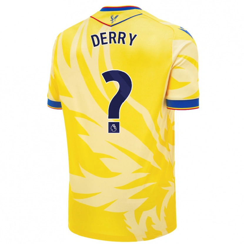 Danxen Niño Camiseta Jesse Derry #0 Amarillo 2ª Equipación 2024/25 La Camisa México