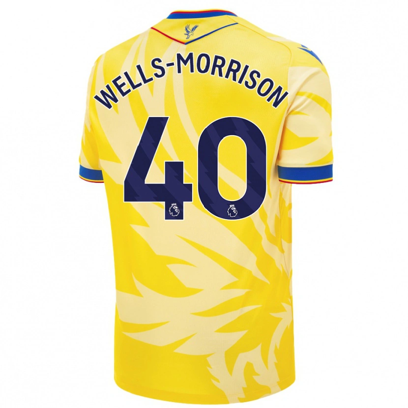 Danxen Niño Camiseta Jack Wells-Morrison #40 Amarillo 2ª Equipación 2024/25 La Camisa México