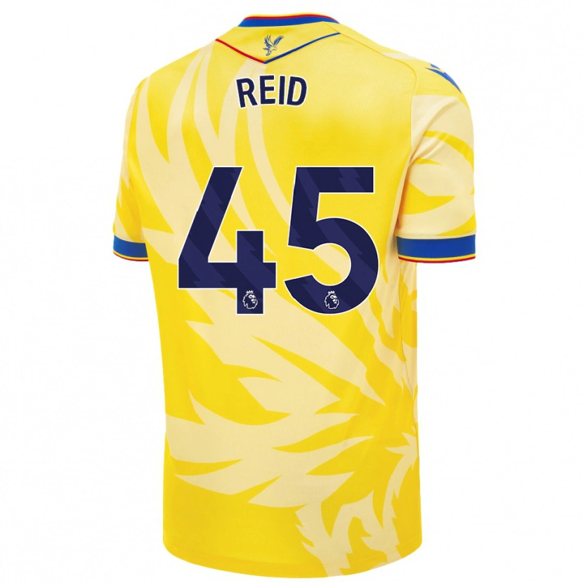 Danxen Niño Camiseta Dylan Reid #45 Amarillo 2ª Equipación 2024/25 La Camisa México