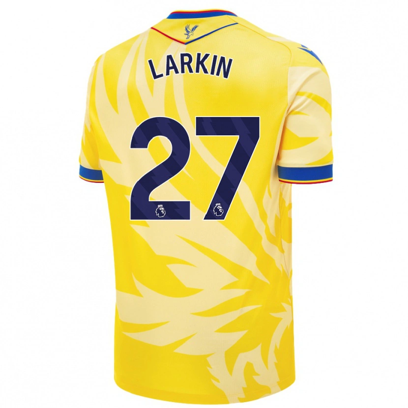 Danxen Niño Camiseta Abbie Larkin #27 Amarillo 2ª Equipación 2024/25 La Camisa México