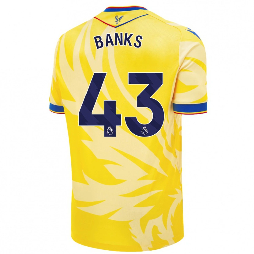 Danxen Niño Camiseta Scott Banks #43 Amarillo 2ª Equipación 2024/25 La Camisa México