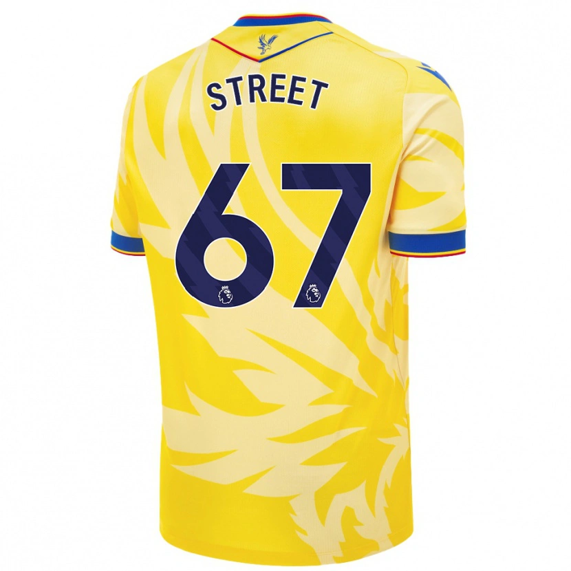 Danxen Niño Camiseta Rob Street #67 Amarillo 2ª Equipación 2024/25 La Camisa México