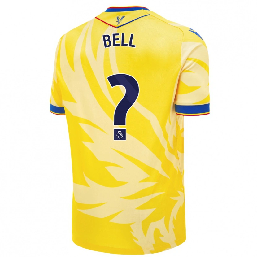 Danxen Niño Camiseta Freddie Bell #0 Amarillo 2ª Equipación 2024/25 La Camisa México