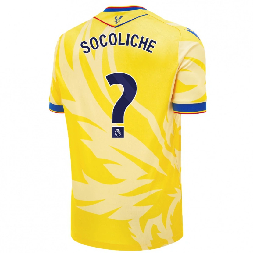Danxen Niño Camiseta Basilio Rieno Socoliche #0 Amarillo 2ª Equipación 2024/25 La Camisa México