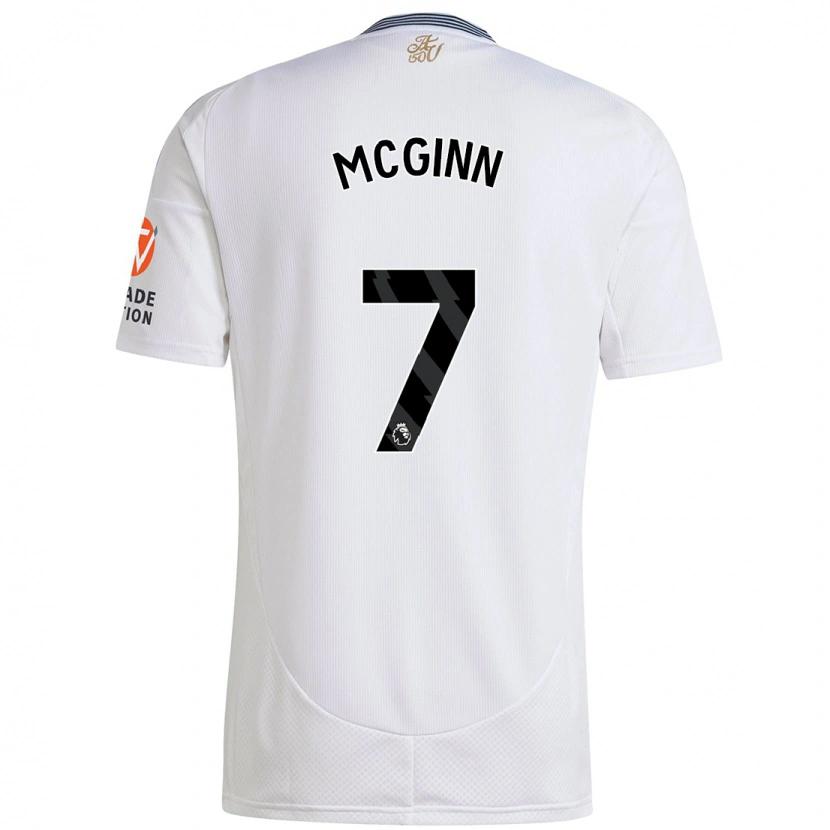 Danxen Niño Camiseta John Mcginn #7 Blanco 2ª Equipación 2024/25 La Camisa México