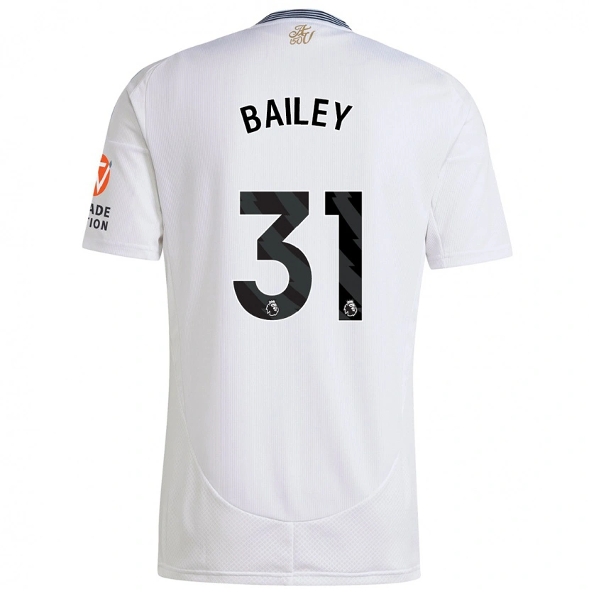 Danxen Niño Camiseta Leon Bailey #31 Blanco 2ª Equipación 2024/25 La Camisa México