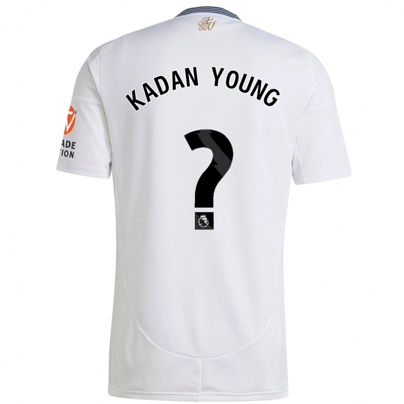 Danxen Niño Camiseta Kadan Young #0 Blanco 2ª Equipación 2024/25 La Camisa México