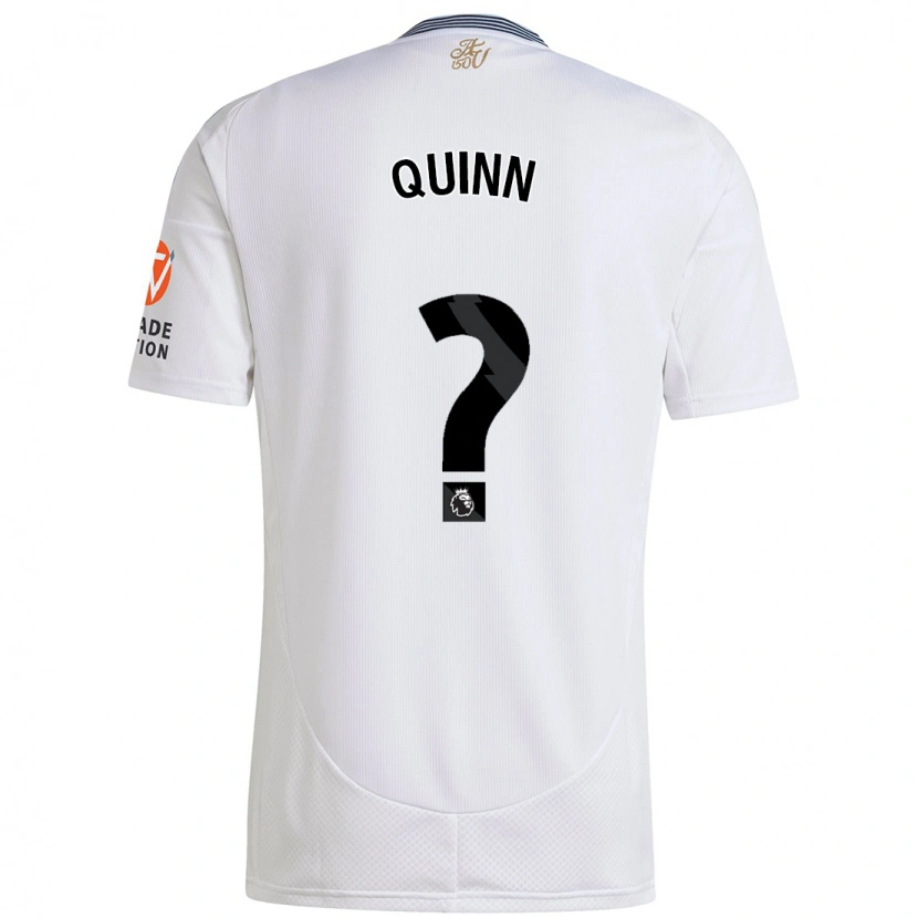 Danxen Niño Camiseta Keilan Quinn #0 Blanco 2ª Equipación 2024/25 La Camisa México