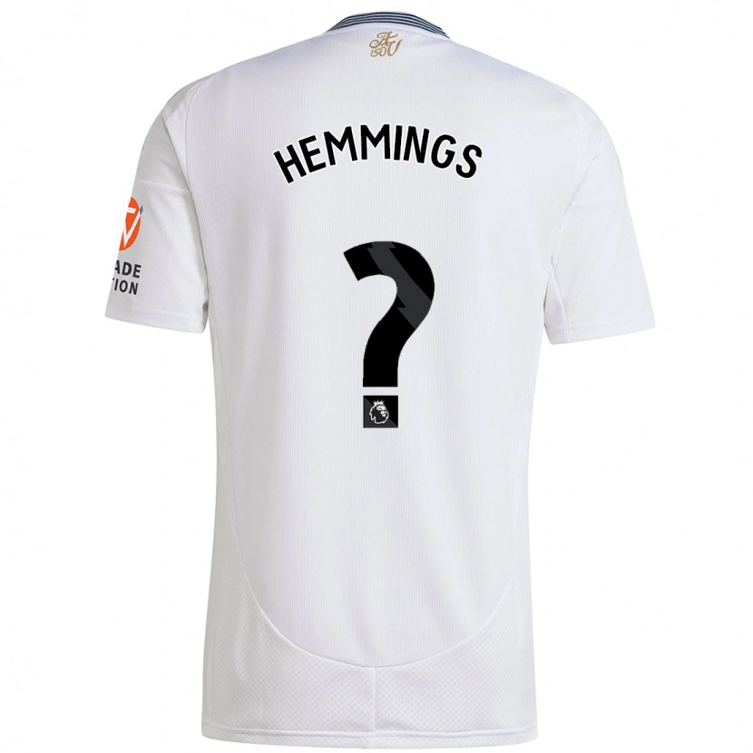 Danxen Niño Camiseta George Hemmings #0 Blanco 2ª Equipación 2024/25 La Camisa México