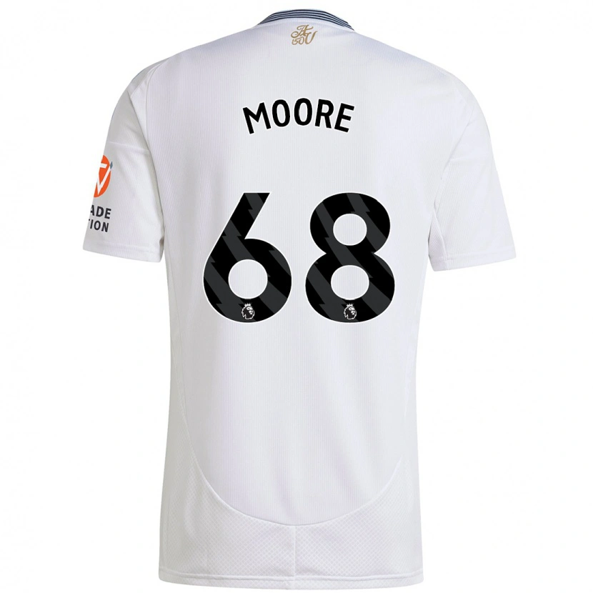 Danxen Niño Camiseta Kobei Moore #68 Blanco 2ª Equipación 2024/25 La Camisa México