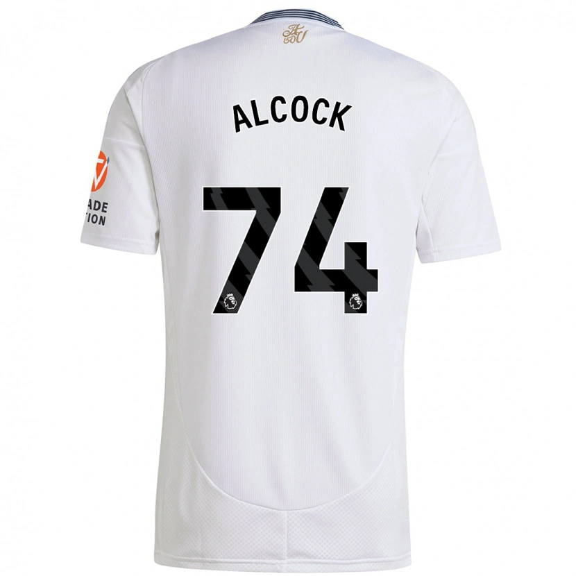 Danxen Niño Camiseta Todd Alcock #74 Blanco 2ª Equipación 2024/25 La Camisa México