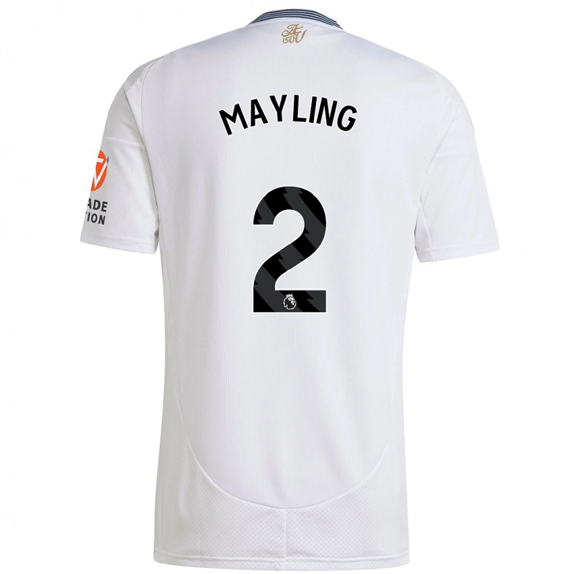 Danxen Niño Camiseta Sarah Mayling #2 Blanco 2ª Equipación 2024/25 La Camisa México