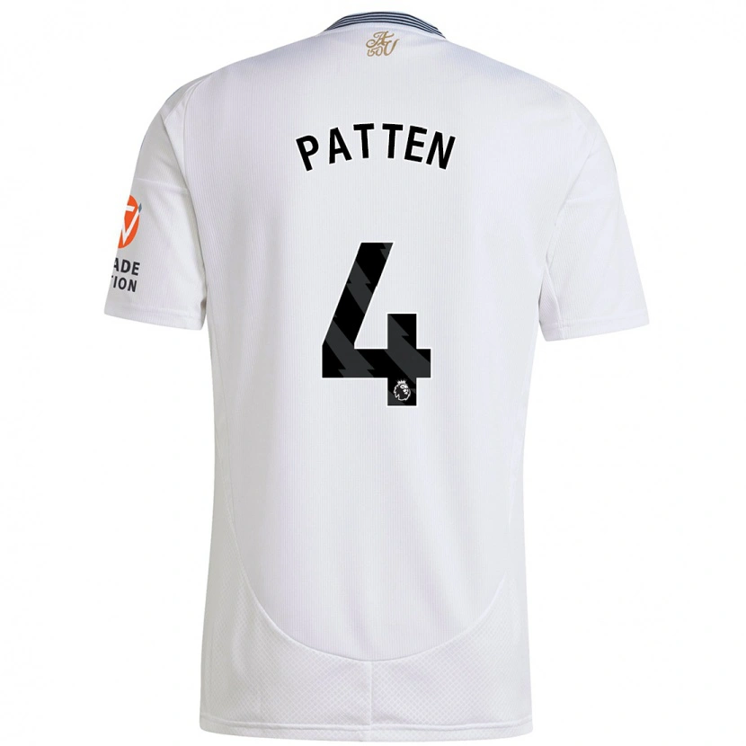 Danxen Niño Camiseta Anna Patten #4 Blanco 2ª Equipación 2024/25 La Camisa México