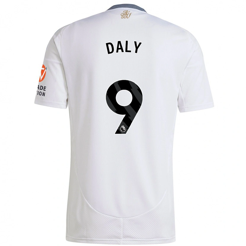Danxen Niño Camiseta Rachel Daly #9 Blanco 2ª Equipación 2024/25 La Camisa México