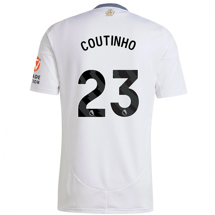 Danxen Niño Camiseta Philippe Coutinho #23 Blanco 2ª Equipación 2024/25 La Camisa México