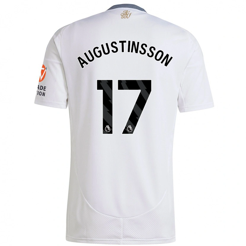 Danxen Niño Camiseta Ludwig Augustinsson #17 Blanco 2ª Equipación 2024/25 La Camisa México