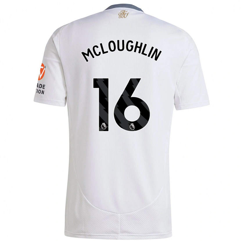 Danxen Niño Camiseta Olivia Mcloughlin #16 Blanco 2ª Equipación 2024/25 La Camisa México