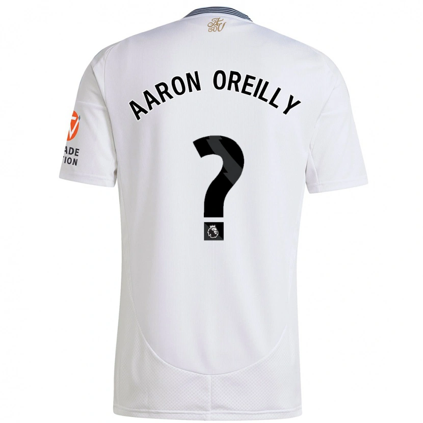 Danxen Niño Camiseta Aaron Oreilly #0 Blanco 2ª Equipación 2024/25 La Camisa México