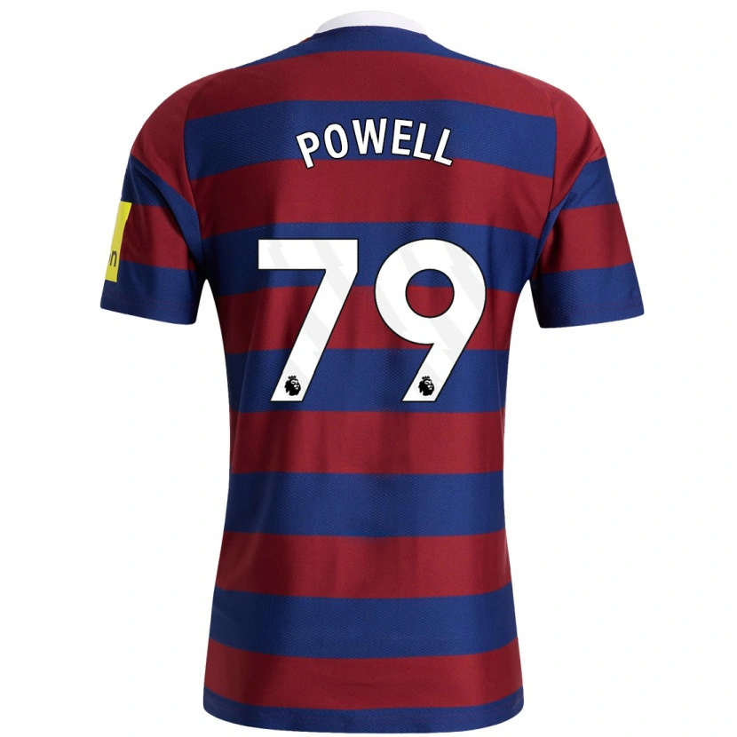 Danxen Niño Camiseta Rory Powell #79 Burdeos Azul Marino 2ª Equipación 2024/25 La Camisa México
