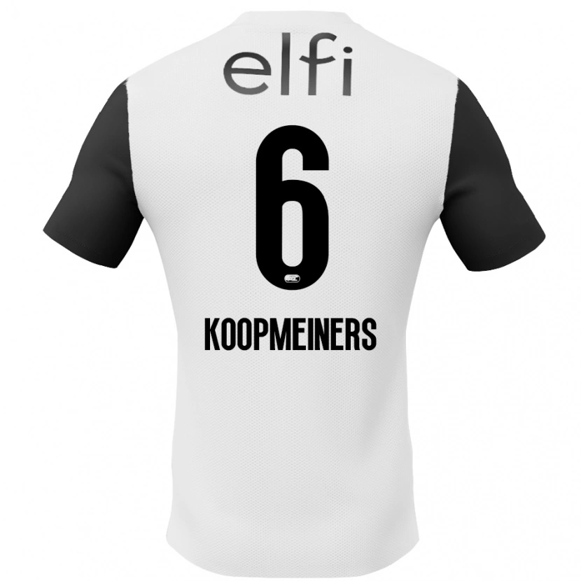 Danxen Niño Camiseta Peer Koopmeiners #6 Blanco Negro 2ª Equipación 2024/25 La Camisa México