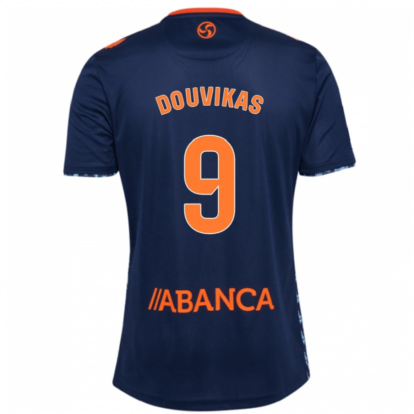 Danxen Niño Camiseta Anastasios Douvikas #9 Azul Marino 2ª Equipación 2024/25 La Camisa México