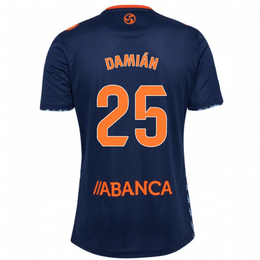 Danxen Niño Camiseta Damián Rodríguez #25 Azul Marino 2ª Equipación 2024/25 La Camisa México