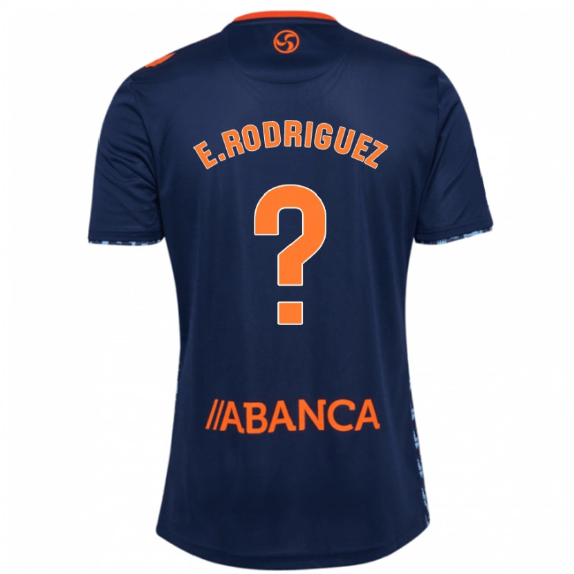Danxen Niño Camiseta Emi Rodríguez #0 Azul Marino 2ª Equipación 2024/25 La Camisa México