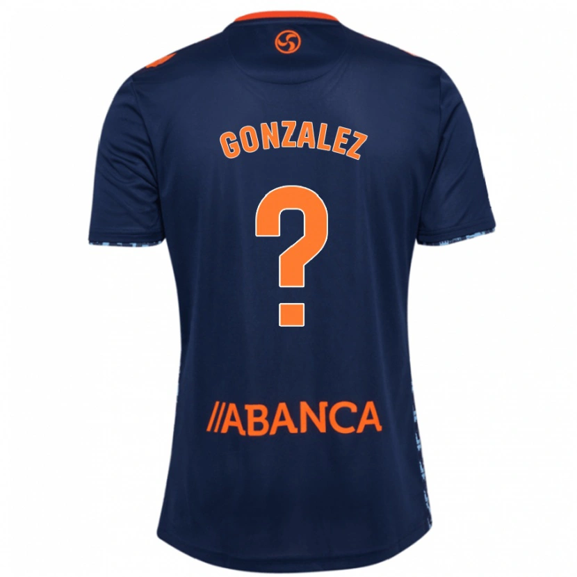 Danxen Niño Camiseta Marcos González #0 Azul Marino 2ª Equipación 2024/25 La Camisa México