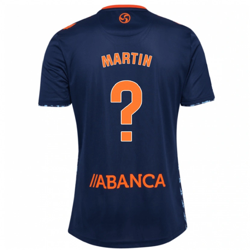 Danxen Niño Camiseta Pablo Martín #0 Azul Marino 2ª Equipación 2024/25 La Camisa México