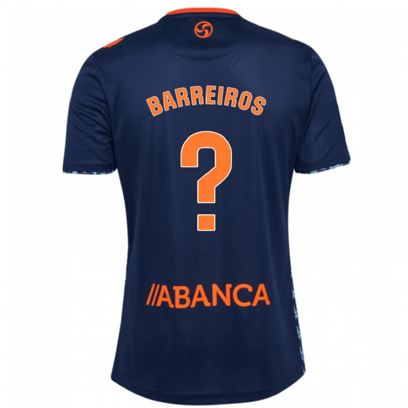Danxen Niño Camiseta Iago Barreiros #0 Azul Marino 2ª Equipación 2024/25 La Camisa México