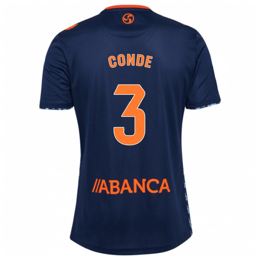 Danxen Niño Camiseta Tincho Conde #3 Azul Marino 2ª Equipación 2024/25 La Camisa México