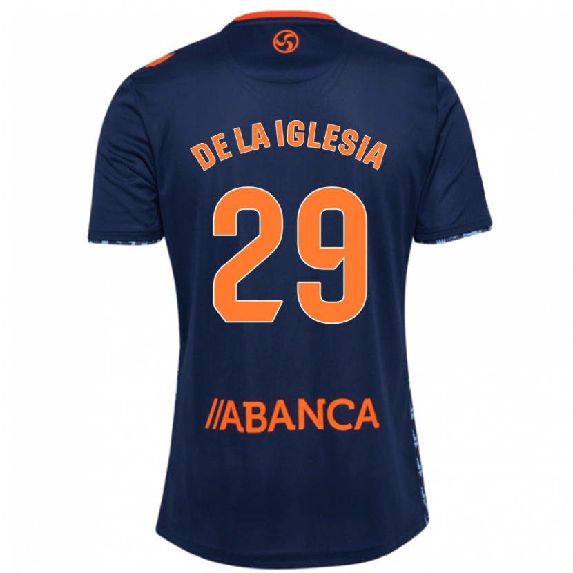 Danxen Niño Camiseta David De La Iglesia #29 Azul Marino 2ª Equipación 2024/25 La Camisa México