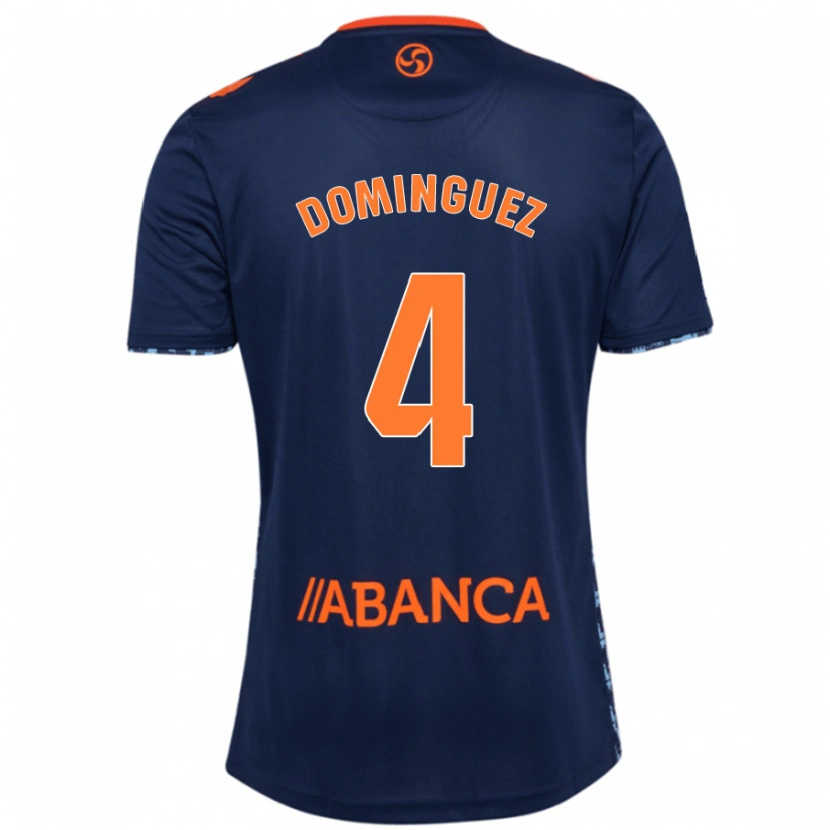 Danxen Niño Camiseta Javi Domínguez #4 Azul Marino 2ª Equipación 2024/25 La Camisa México