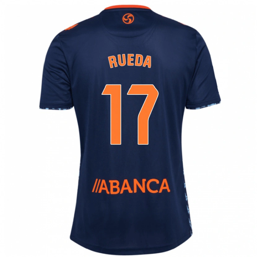 Danxen Niño Camiseta Javi Rueda #17 Azul Marino 2ª Equipación 2024/25 La Camisa México