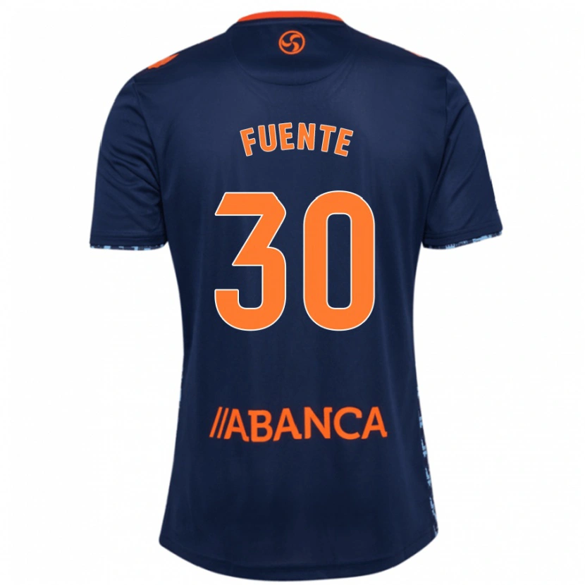 Danxen Niño Camiseta Mario Fuente #30 Azul Marino 2ª Equipación 2024/25 La Camisa México