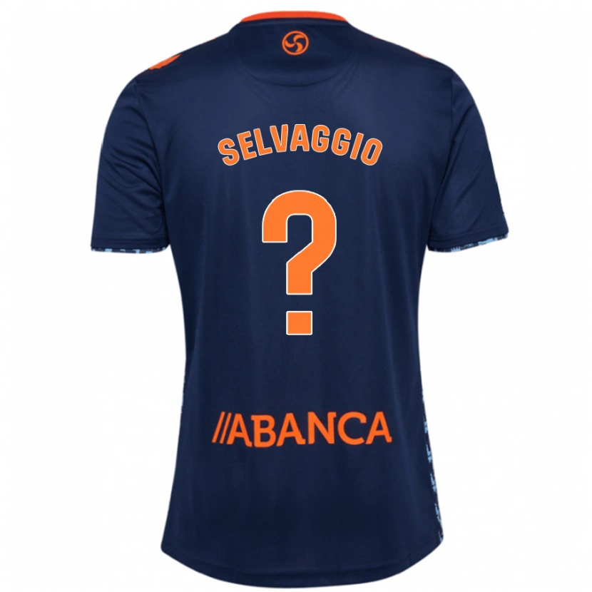 Danxen Niño Camiseta Nico Selvaggio #0 Azul Marino 2ª Equipación 2024/25 La Camisa México