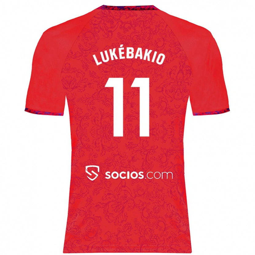 Danxen Niño Camiseta Dodi Lukébakio #11 Rojo 2ª Equipación 2024/25 La Camisa México